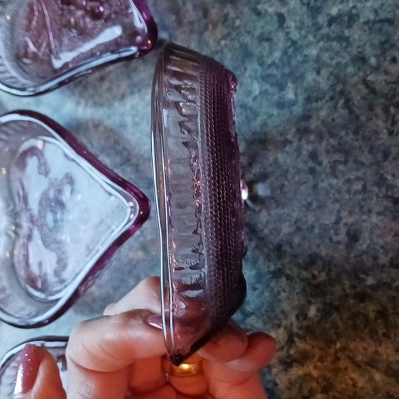 Kitchen Set of 6 Sandwich Glass Catch Alls - Picture 5 of 6